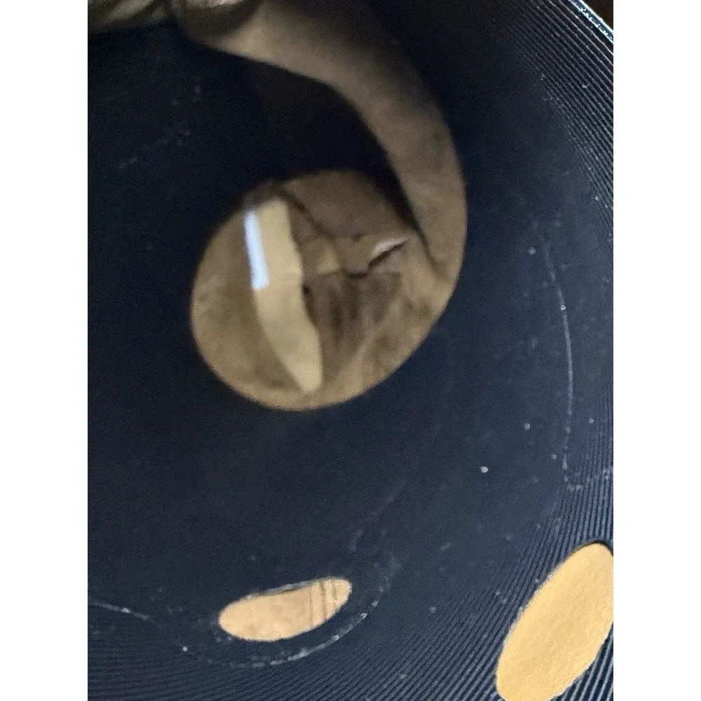 8.5B Steve Madden Orlando Over the Knee Golden Brown Suede Stacked Heel Boots